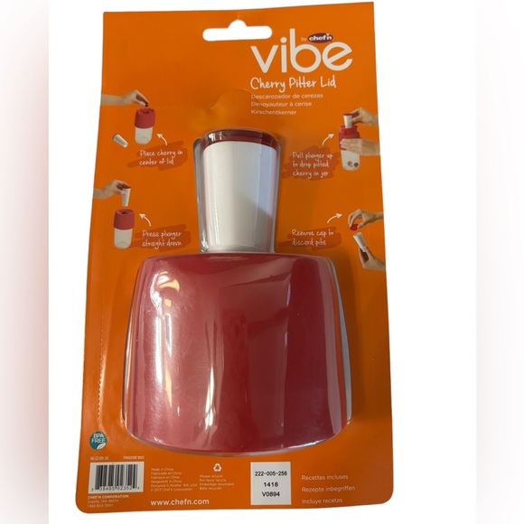 Chef’n Vibe Cherry Pitter Lid - Picture 3 of 3
